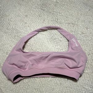 DFYNE Soft Pink Seamless Support Sports Bra